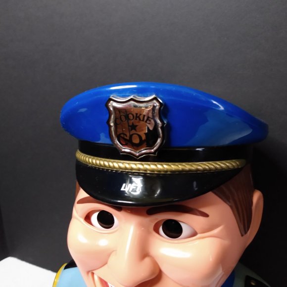 The Original Cookie Cop Police Officer Talking Cookie Jar Vintage 2001 - Picture 3 of 10